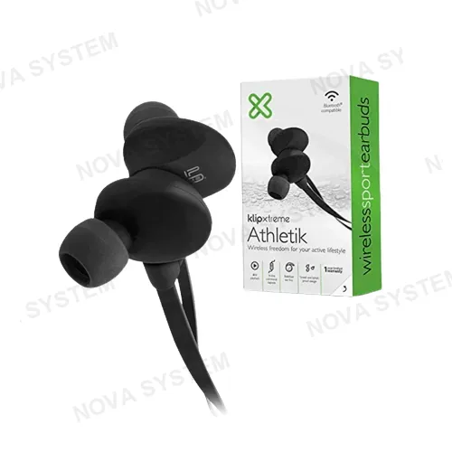KLIP XTREME AURICULARES KLIP XTREME ATHLETIK KHS-633BK BLUETOOTH | NEGRO