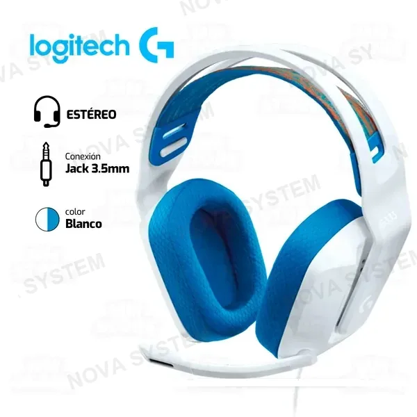 LOGITECH AURICULARES LOGITECH G335 3.5MM | BLANCO