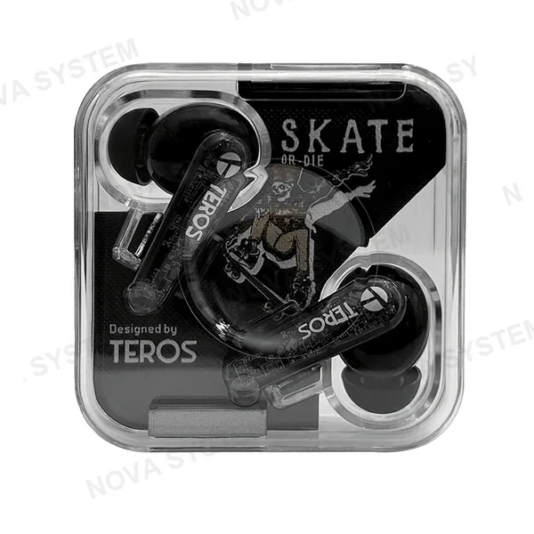 TEROS AURICULARES TEROS TE-8072N BLUETOOTH TWS | NEGRO