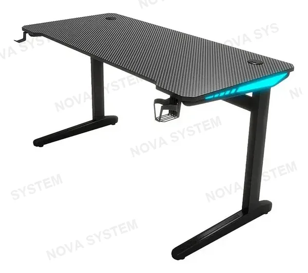 ESCRITORIO ESCRITORIO GAMER D2106 1400*600*740MM BLACK | NEGRO