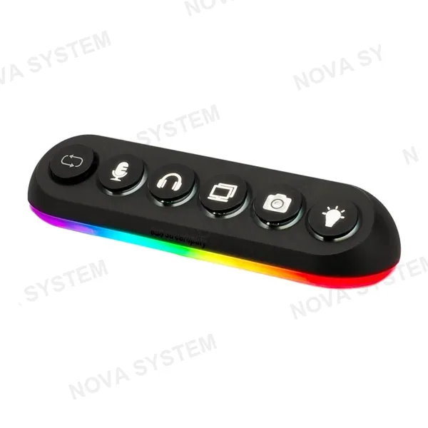 STREAMPLIFY HUB STREAMPLIFY DECK5-RGB 5 PUERTOS USB
