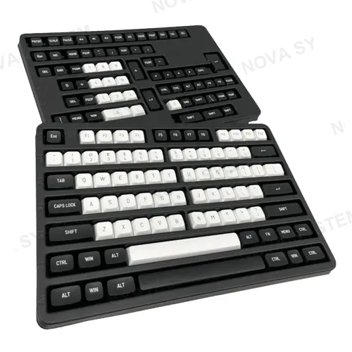 REDRAGON KEYCAPS REDRAGON CSA PBT 150 WHITE BLACK | BLANCO Y NEGRO