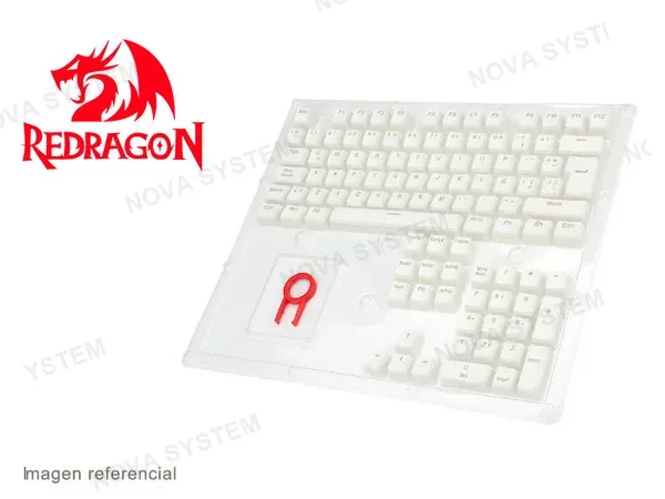 REDRAGON KEYCAPS REDRAGON SCARAB A130W-SP ESPAÑOL BLANCO | BLANCO