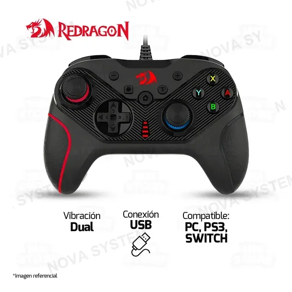 REDRAGON MANDO REDRAGON RIFT G710 ALAMBRICO NEGRO | NEGRO