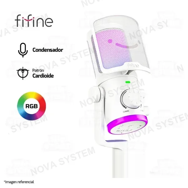 FIFINE MICROFONO FIFINE AM6 | BLANCO