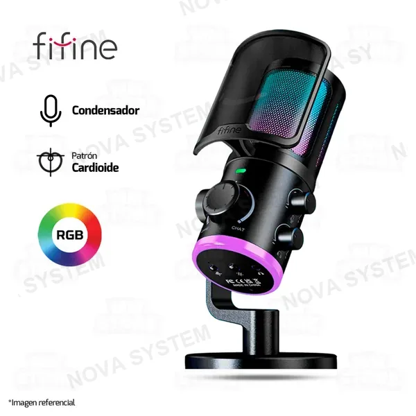 FIFINE MICROFONO FIFINE AM6 | NEGRO