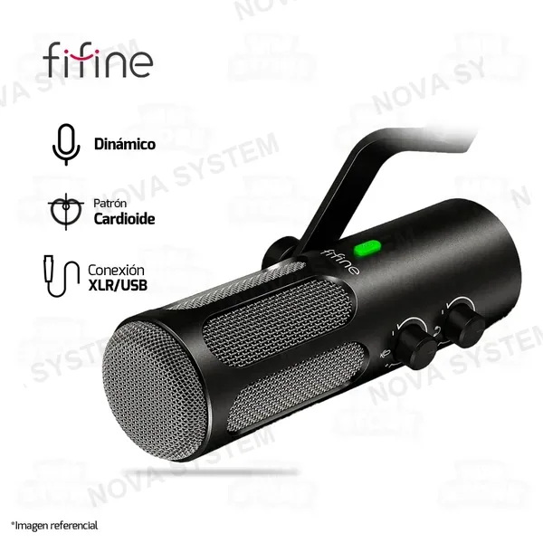 FIFINE MICROFONO FIFINE TANK3 DINAMICO XLR NEGRO | NEGRO