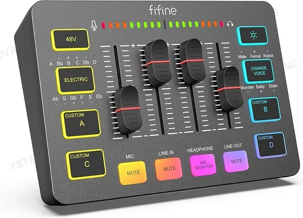 FIFINE MIXER FIFINE SC3 XLR | BLANCO