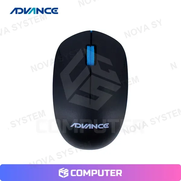 ADVANCE MOUSE ADVANCE ADV-1238S DONGLE 2.4 1200DPI AZUL | AZUL