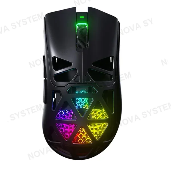 AULA MOUSE AULA SC620 RGB DONGLE 2.4 BT 12KDPI | BLACK