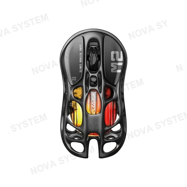GRAVASTAR MOUSE GRAVASTAR MERCURY M2 Inalambrico | STEALTH BLACK