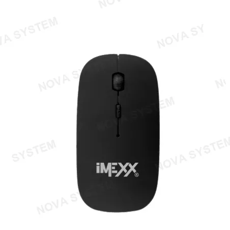 IMEXX MOUSE IMEXX IME-26302 INALAMBRICO 2.4HZ 2 PILAS | NEGRO