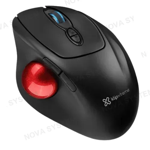 KLIP XTREME MOUSE KLIP XTREME ERGOBALL KMW-800 INALAMBRICO 2.4GHZ 4800DPI | NEGRO