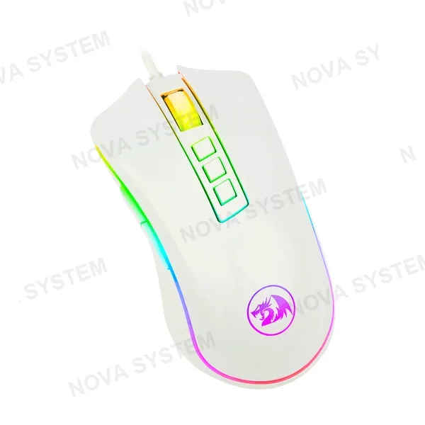 REDRAGON MOUSE REDRAGON COBRA M711W 10000DPI | BLANCO