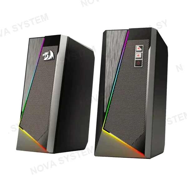 REDRAGON PARLANTE REDRAGON ANVIL GS520 RGB 2.0 5WX2 | NEGRO