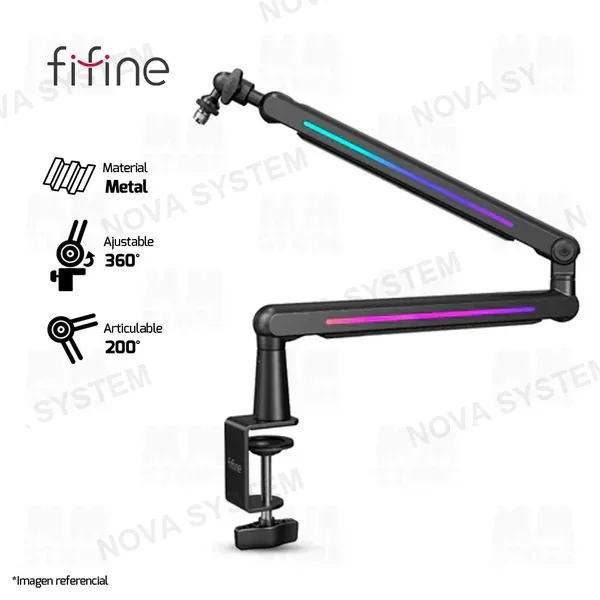 FIFINE SOPORTE DE BRAZO PARA MICROFONO FIFINE BM88 PRO LP NEGRO | NEGRO
