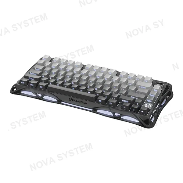 GRAVASTAR TECLADO MECANICO GRAVASTAR MERCURY K1 RGB DONGLE 2.5 BT US | GRADIENT BLACK