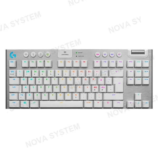LOGITECH TECLADO MECANICO LOGITECH G915 X TKL LIGHTSPEED BT RGB LIGHTSYNC | BLANCO