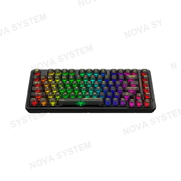 REDRAGON TECLADO MECANICO REDRAGON ELF PRO INALAMBRICO BT US RGB (SW-CRYSTAL) | BLANCO TRANSLUCIDO