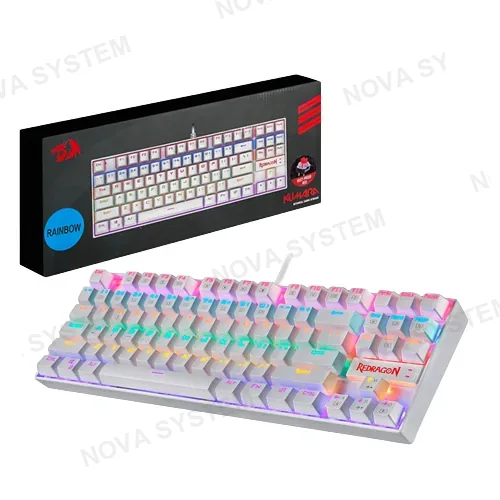 REDRAGON TECLADO MECANICO REDRAGON KUMARA RAINBOW K552W-KR-ESP (SW-ROJO) | BLANCO