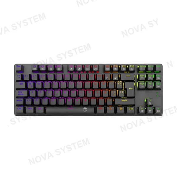 T-DAGGER TECLADO MECANICO T-DAGGER BORA RAINBOW ESPAÑOL (SW-ROJO) | GRIS NEGRO