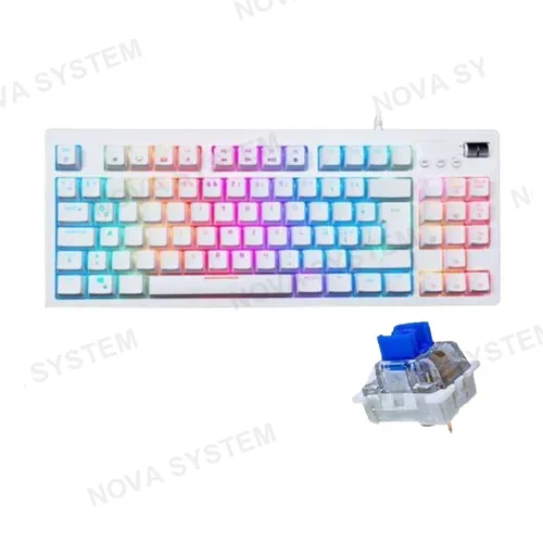 VSG TECLADO MECANICO VSG QUASAR RGB (SW-AZUL) | BLANCO
