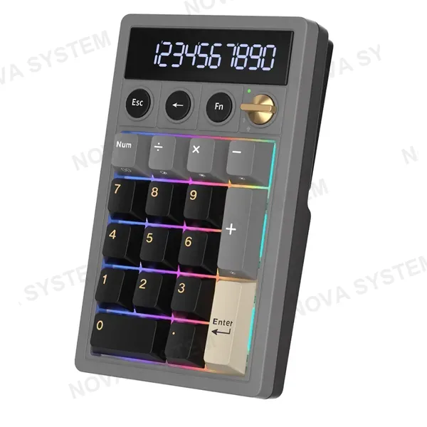 ROYAL KLUDGE TECLADO NUMPAD MECÁNICO ROYAL KLUDGE RK M20 DONGLE 2.4 BT WIRED (SW-CREAMY) | PHANTOM