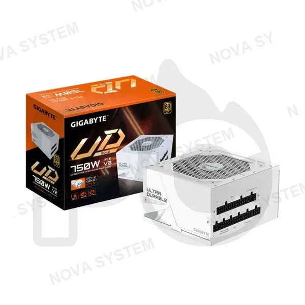 GIGABYTE PSU GIGABYTE - UD750GM PG5 V2 ICE- 750W 80 Plus Gold, Certificada, Full Modular - White