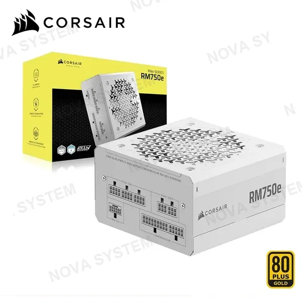 CORSAIR Corsair RM750e, Fuente de alimentación ATX, full modular - 80 Plus Gold , ATX 3,1 - Black ( Solo en PC Completa)
