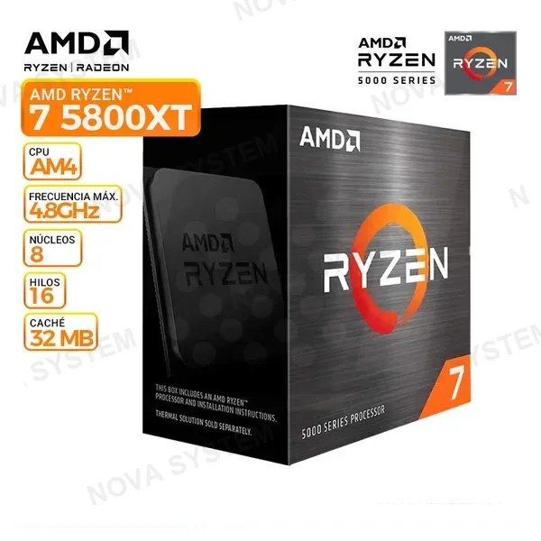 AMD PROCESADOR AMD RYZEN 7 5800XT AM4