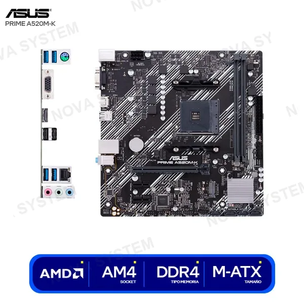 ASUS MOTHERBOARD A520M-K ASUS PRIME