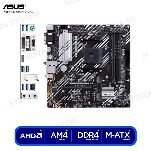 ASUS MOTHERBOARD B550M-A AC ASUS PRIME WIFI