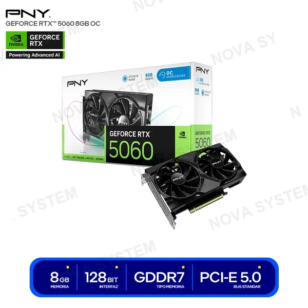 NVIDIA TARJETA DE VIDEO NVIDIA RTX 5060 8GB ASUS PRIME