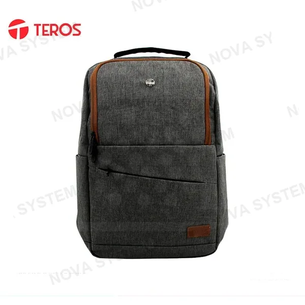 TEROS MOCHILA TEROS TE-ACS9023 GRIS CON MARRON 15.6