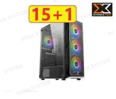 XIGMATEK #PROMO26004 - (15+1 DE REGALO) CASE XIGMATEK GAMING X, (BK), 6 FAN ARGB CON CONTROL // (COMPRA 15 LLEVA 16 CASE) PRORRATEADO 136 SOLES CADA UNO