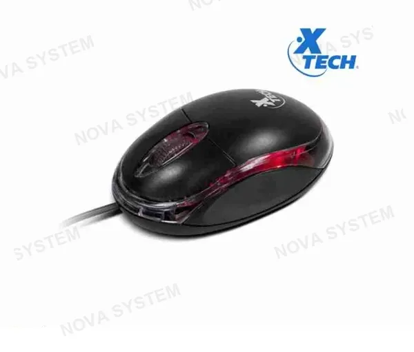 MOUSE MOUSE XTECH XTM-195 OPTICO USB 3 BOTONES 1000 DPI