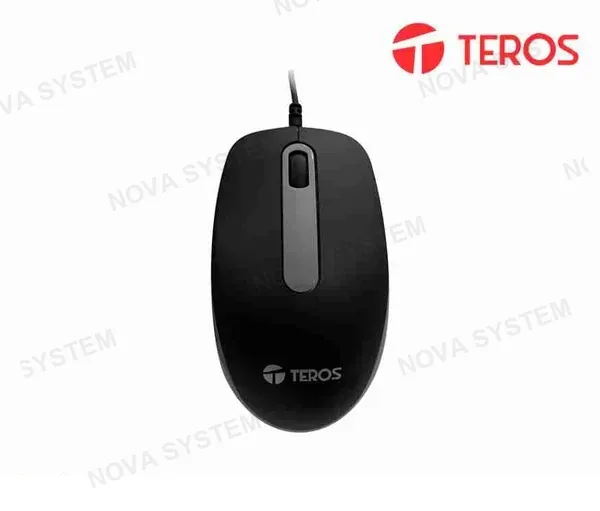 TEROS MOUSE ÓPTICO TEROS TE-1220S, 1000 DPI, USB, 3 BOTONES