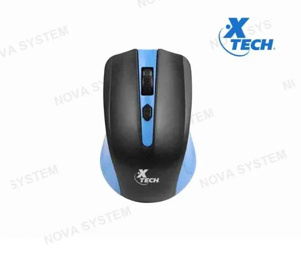 MOUSE MOUSE XTECH XTM-310BL WIFI 2.4 GHZ 4-BUTTON 1600DPI AZUL XTM 310BL BLUE AZUL