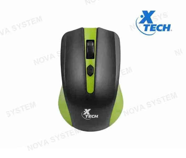 MOUSE MOUSE XTECH XTM-310GN WIFI 2.4 GHZ 4-BUTTON 1600DPI VERDE XTM 310GN GREEN VERDE