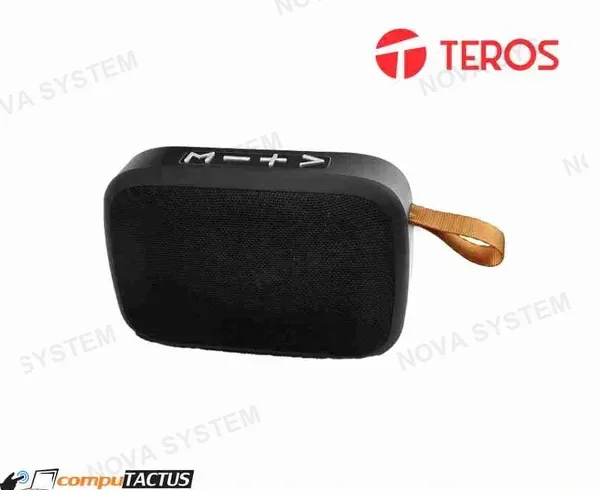 TEROS PARLANTE INALÁMBRICO TEROS TE6040N, BLUETOOTH, 3W, RECARGABLE, NEGRO.