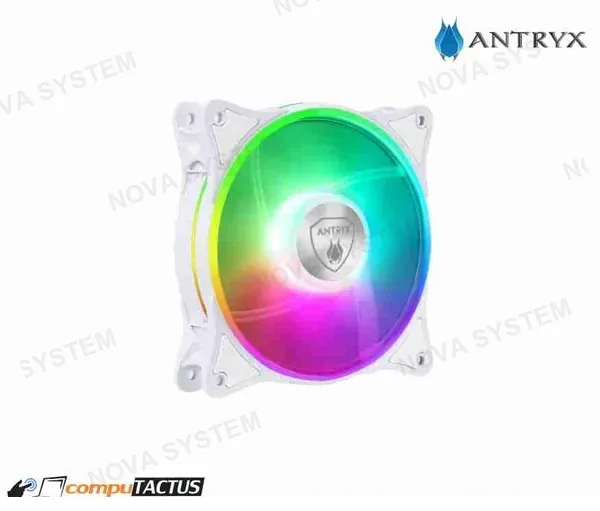 ANTRYX COOLER PARA CASE ANTRYX CHROME STORM DF310 WHITE 120MM (BON