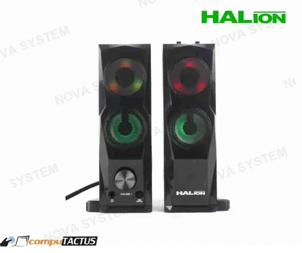 HALION PARLANTE 2.0 GAMER HALION HA-S336 RGB DOBLE