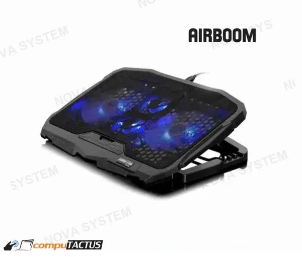 AIRBOOM COOLER PARA LAPTOP AIRBOOM VORTEX AB008 2 FAN 12.5CM 7CM