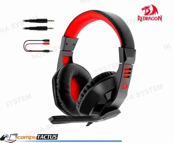 REDRAGON AURICULAR REDRAGON ARES H120 BLACK- RED