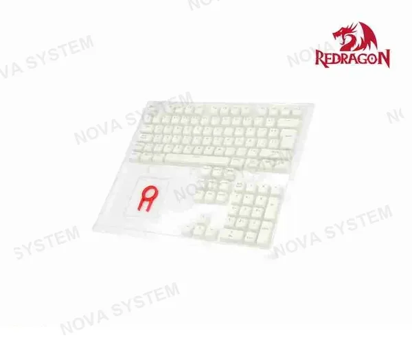 REDRAGON KEYCAPS REDRAGON SCARAB, SPANISH, A130W-SP WHITE