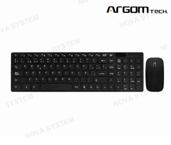 KIT KIT TECLADO + MOUSE INALAMBRICO ARGOMTECH 2.4GHZ ARG-KB