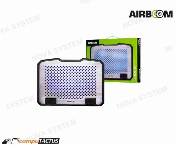 AIRBOOM BOREAL+ AB 18+ BASE CON COOLER 2FAN LED 14CM AIRBOOM (ALUMINIO PLASTICO)