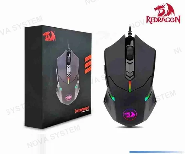 REDRAGON MOUSE REDRAGON CENTROPHORUS M601RGB 7200 DPI BLACK USB