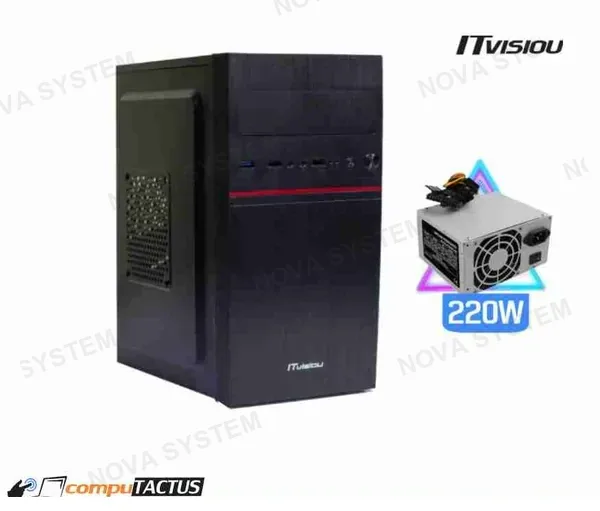 CASE CASE ATX PC ITVISIONU IT1703 CON FUENTE DE 220W