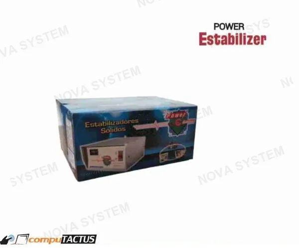 ESTABILIZADOR ESTABILIZADOR POWER ESTABILIZER (SOLIDO) DE1KVA 1R (LATA) 2 TRIACC/RELOJ